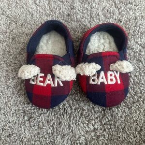 Baby bear Christmas slippers